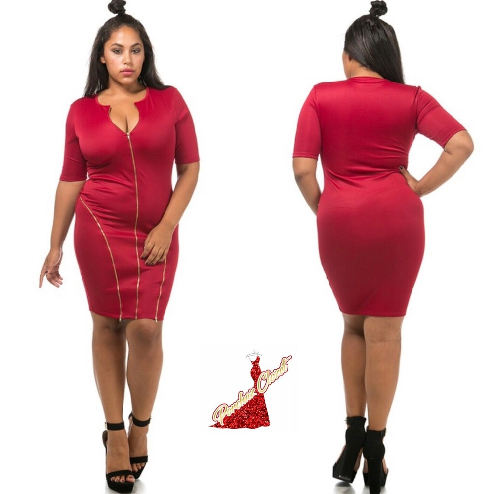 Plus size party dress